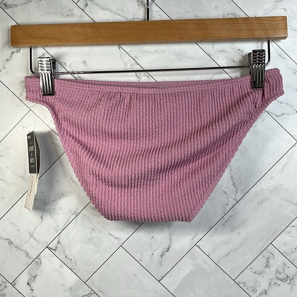 NWT SALT + COVE Womens Lilac Bikini Bottoms Crinkle Pattern Swim XS Extra Small - Picture 6 of 6